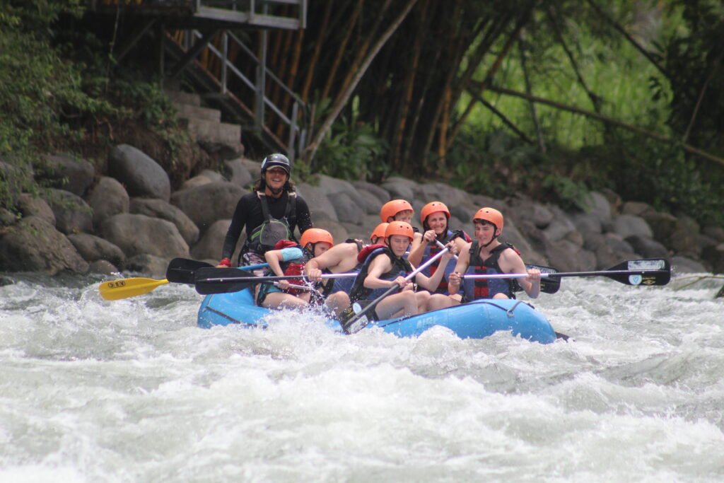 rafting near Arenal Volcano