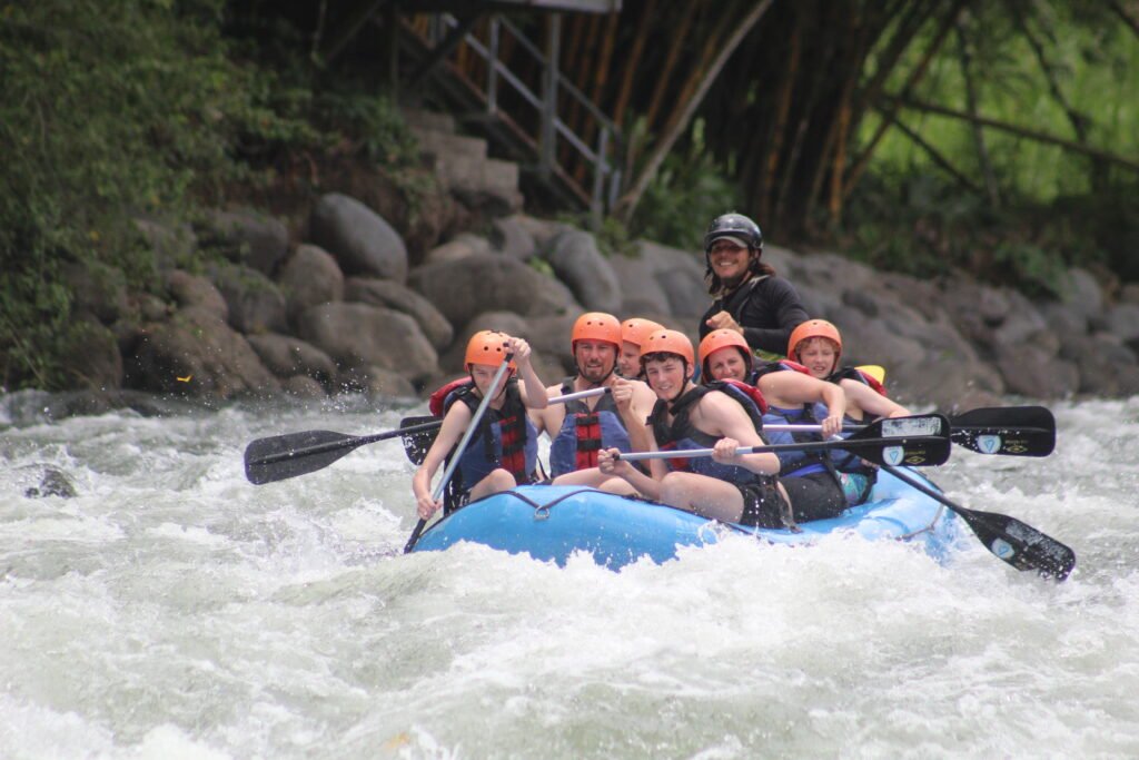 White Water Rafting Near Arenal Volcano